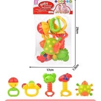 Baby Rattle & Musical Toy Set 5 pieces