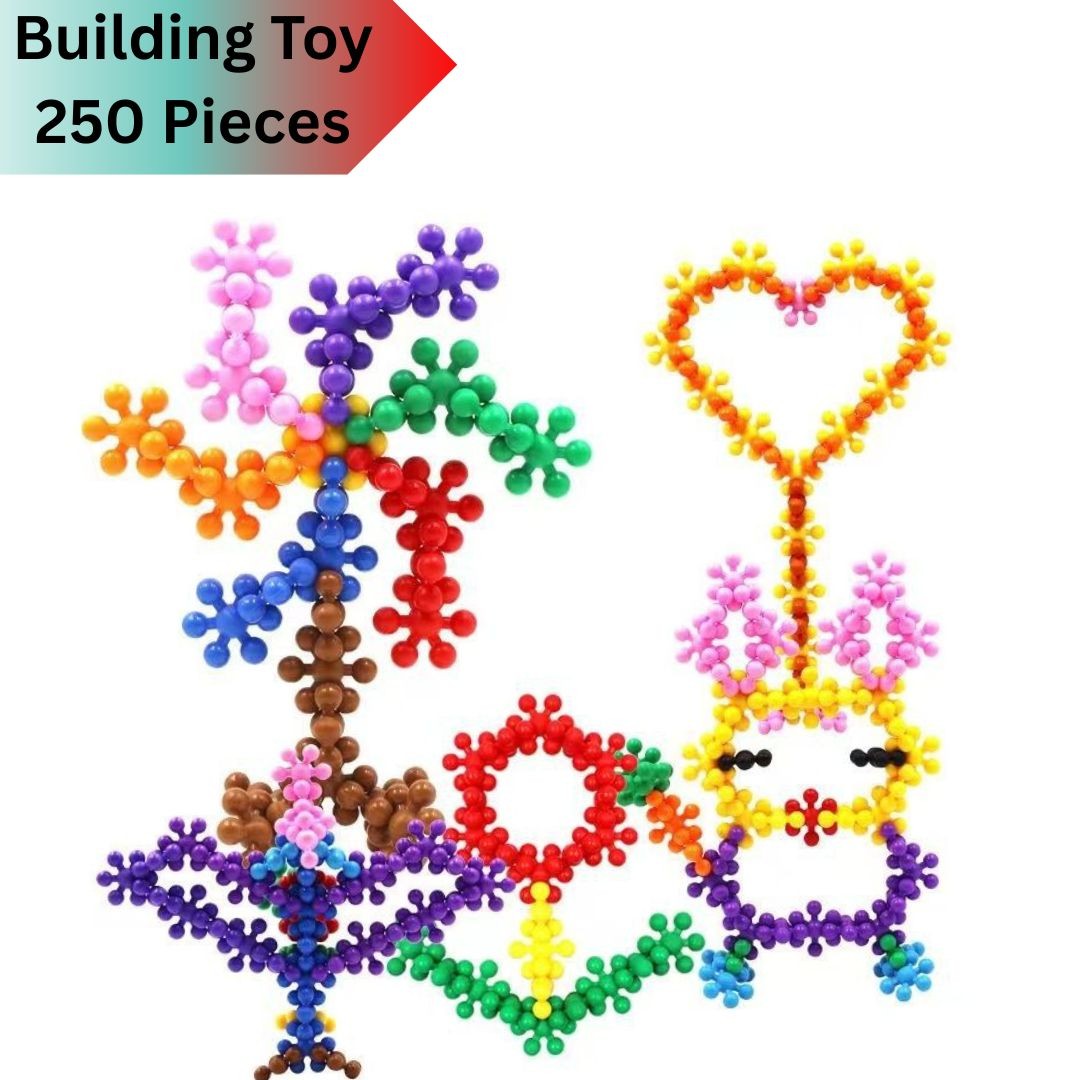 250 Pieces Creative Building Toy for Kids – 3D Puzzle Educational Blocks